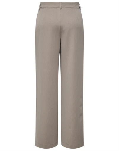 Only - ONLHattie HW Pleat Bukser - Taupe Gray